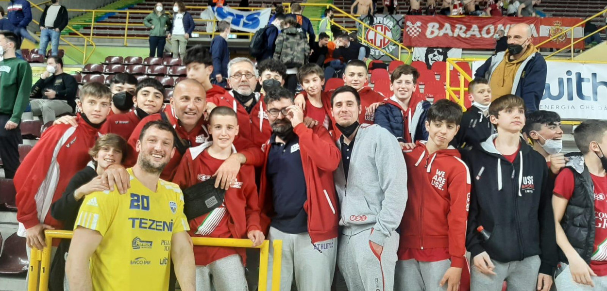 Guido Rosselli con gli Under 13