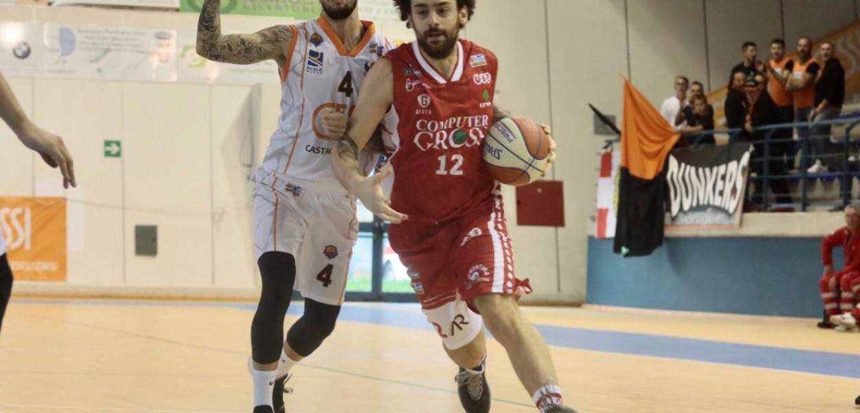 Gabriele Giarelli nel match di Valsesia