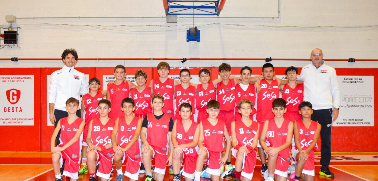 L'Under 13 Biancorosso Sesa