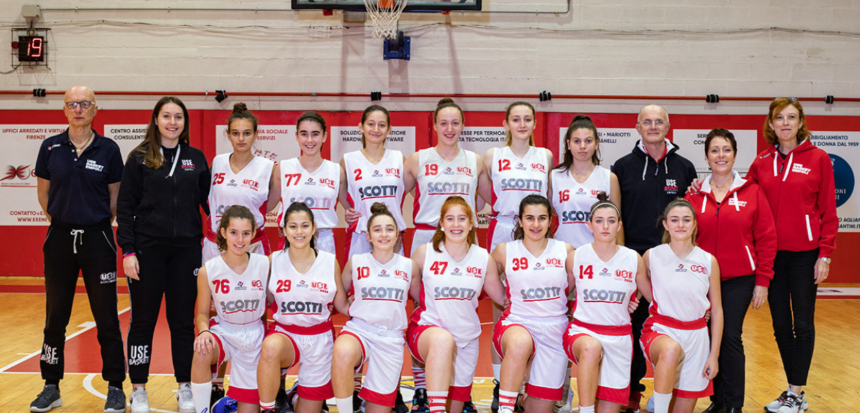 L'Under 17 femminile Use Rosa Scotti