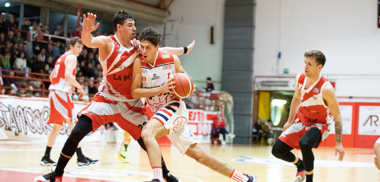 Luca Giannone nel match di andata